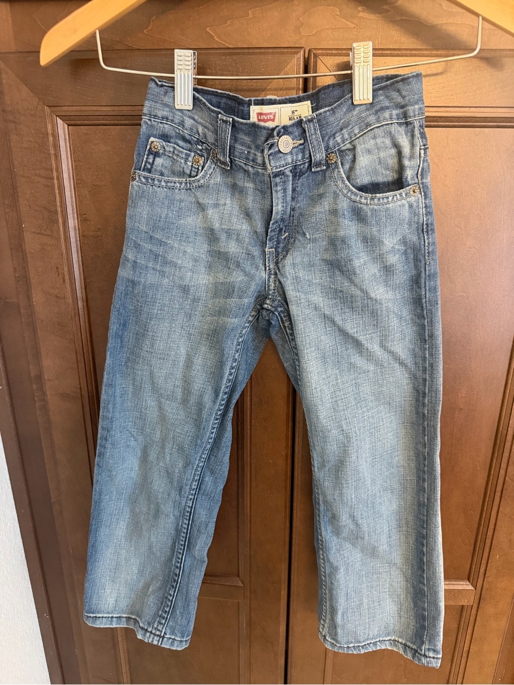 Levi's Light Blue Straight Leg Jeans